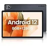 kinstone Tablet PC 10,1 Zoll, 4G WiFi/GPS LTE 8GB RAM 128GB ROM,WLAN Gaming Tablet Unisoc T616 Okta Core CPU, 2.4G+5G 5MP+8MP Kamera,zum Lernen und Spielen für Kinder