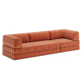 Innovation Living Schlafsofa Grand CozyPad Stoff Rust Orange