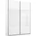 Rauch Schwebetürenschrank RAUCH "Quadra Bestseller Schlafzimmerschrank in vielen Breiten", weiß (weiß, weißglas), B:136cm H:210cm T:62cm, Holzwerkstoff, Schränke, Schwebetürenschrank, Kleiderschrank Garderobenschrank Schrank mit Glaselementen