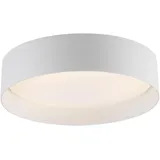 Schöner Wohnen Tavoli 1x LED 10 W rund Aluminium, Kunststoff, Metall, Stahl weiß