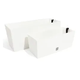 Prosperplast Blumenkasten 60 x 24,5 x 57 cm weiß
