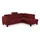 sit&more Ecksofa SIT & MORE "Belluci L-Form", rot (bordeaux), B:249cm H:85cm T:195cm, Sofas, Ecksofa, inklusive Federkern, wahlweise mit Bettfunktion und Bettkasten