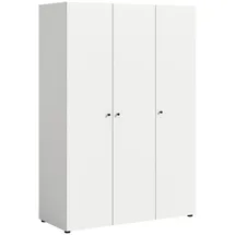 Livetastic Drehtürenschrank Darwin 120 x 176 x 51 cm Weiß