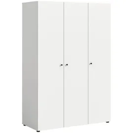 Livetastic Drehtürenschrank Darwin 120 x 176 x 51 cm Weiß
