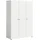Livetastic Drehtürenschrank Darwin 120 x 176 x 51 cm Weiß
