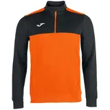 Joma Winner Halbreißverschluss-Sweatshirt Herren Orange/Black 3XL