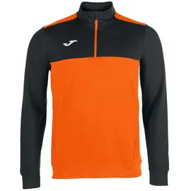 Joma Winner Halbreißverschluss-Sweatshirt Herren Orange/Black 3XL