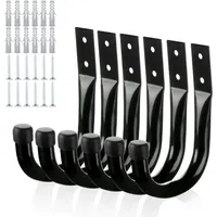 Wandhaken für die Garage – 9er-Pack robuste J-Haken für hohe Beanspruchung (12 Stück)