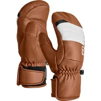Ortovox Damen Full Leather Mitten Handschuhe (Größe S, braun)