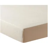Traumschlaf Spannbettlaken Frottee 140 x 200 - 160 x 200 cm beige