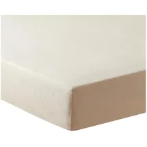 Traumschlaf Spannbettlaken Frottee 140 x 200 - 160 x 200 cm beige