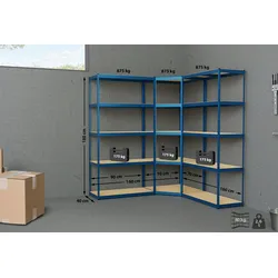 CLP 3er Regalsystem blau