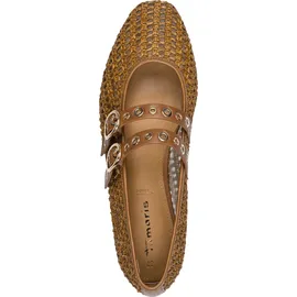 TAMARIS Da.-Ballerina für Damen, braun, Größe 38 EU