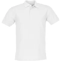FRUIT OF THE LOOM 65/35 Polo Farbe: weiß 4XL