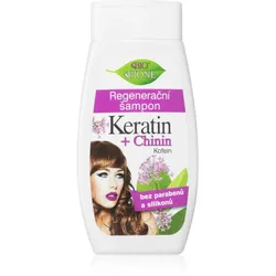 Bione Cosmetics Keratin + Chinin Regenierendes Shampoo 260 ml
