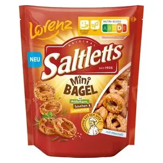 Lorenz Snack-World Saltletts Mini Bagel Kekse 100,0 g