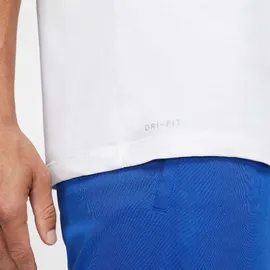 Nike Dri-FIT T-Shirt Weiß/Schwarz L