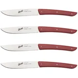 Berkel Steakmesser-Set 4-tlg. Rot
