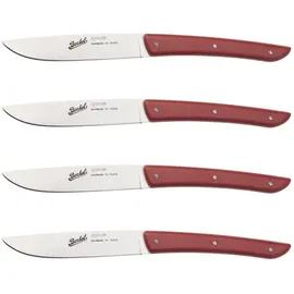 Berkel Steakmesser-Set 4-tlg. Rot