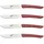 Berkel Steakmesser-Set 4-tlg. Rot