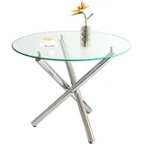 stilvora Esstisch Ø 120 cm silber