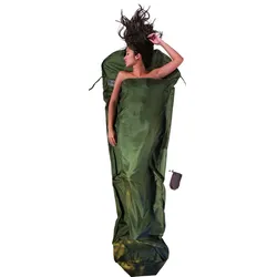 Cocoon MummyLiner 100% Seide ONE SIZE dark olive green