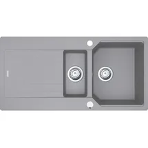Franke Urban UBG 651 links Einbauspüle steingrau Handbetätigung 980 x 480 mm