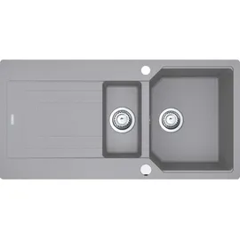 Franke Urban UBG 651 links Einbauspüle steingrau Handbetätigung 980 x 480 mm