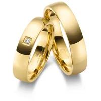 MARRYA Trauring Edelstahl Ringe Trauringe Eheringe Partnerringe goldfarben 62