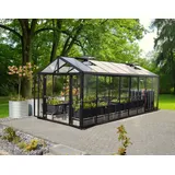 Alu schwarz ESG 3 mm/Dach HKP 10 mm 15,7 m2