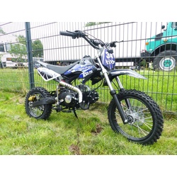 KXD Dirt-Bike Dirt Bike 125ccm 14/12 Zoll Cross Pocketbike Pit Enduro KXD 607 Blau