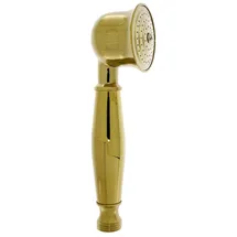 Daloual Nostalgie Retro Handbrause Brause Brausekopf Duschkopf – aus Messing mit gold Oberfläche vergoldet