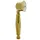 Daloual Nostalgie Retro Handbrause Brause Brausekopf Duschkopf – aus Messing mit gold Oberfläche vergoldet