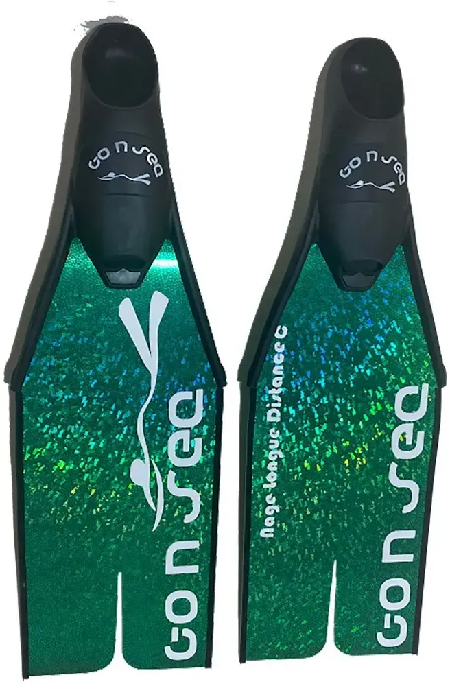 Go N Sea Longue Distance Carbone Medium Tauchflossen - Green - EU 42-43