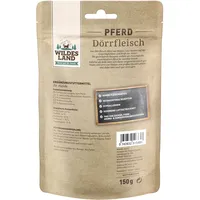 Wildes Land Dörrfleisch Hunde Snack WL Pferd Dörrfleisch 150g Hunde Snack