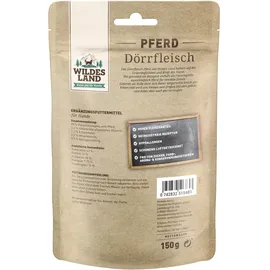 Wildes Land Dörrfleisch Hunde Snack WL Pferd Dörrfleisch 150g Hunde Snack