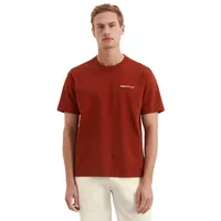 Marc O'Polo T-Shirt mit Rückenprint rot XXL