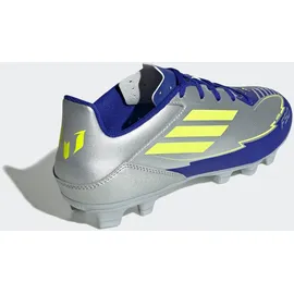 adidas F50 Club FG/MG Herren silver met./solar yellow/lucid blue 48