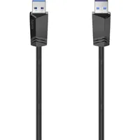 Hama USB-A 1,5 m Schwarz