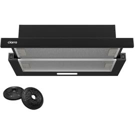 Ciarra VM6906DB Flachschirmhaube 60 cm Schwarz