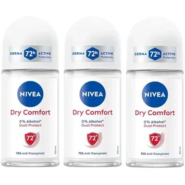 BEIERSDORF Dry Comfort Roll On 3 x 50 ml