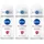 BEIERSDORF Dry Comfort Roll On 3 x 50 ml