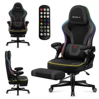 Huzaro Force 4.6 RGB Black Mesh, Gaming Stuhl Schwarz