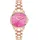 Steve Madden Frauenarmband Uhr,Pink/Roségold