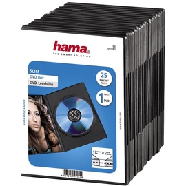 Hama CD/DVD-Leerhüllen Slim Box (25er-Pack)
