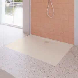 Kaldewei Superplan ZERO 1554-5, Duschwanne mit Wannenträger extraflach, 120x90cm, 355447983661 90x120cm, Perleffekt,