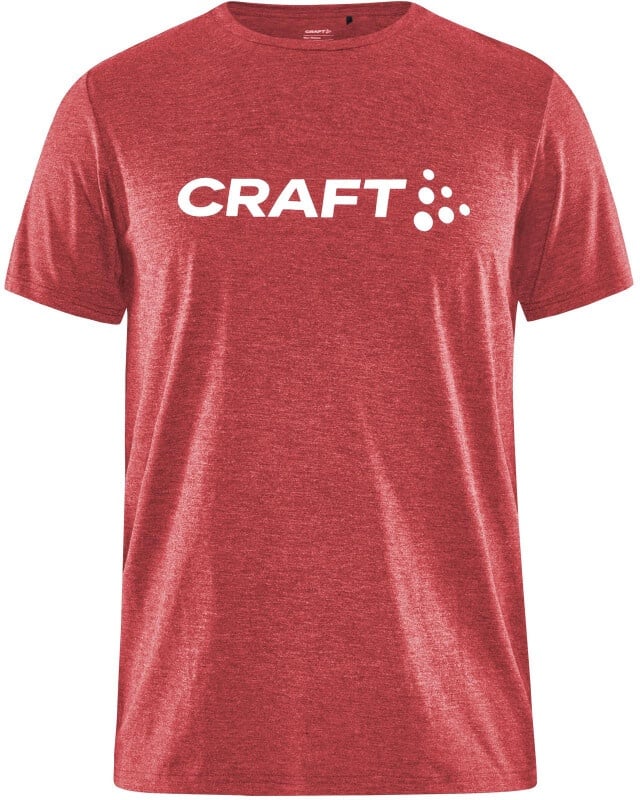 CRAFT Community Logo T-Shirt Kinder 430200 - bright red melange 122/128