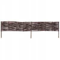 Kadax Palisade aus Weide "Hamre", natürlicher Weidenzaun, 40 cm,