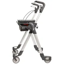 TOPRO Hestia Rollator für die Wohnung mit Aufstehhilfe silber