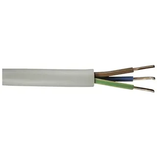 NYM J 3x1,5 3x2,5 5x1,5 5x2,5mm2 Mantelleitung Elektroleitung Kabel 1-25m (NYM-J 3 x 1,5mm2, 3 Mtr.)